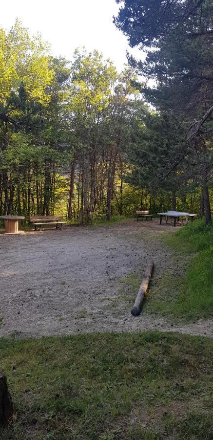 Отель Camping La Chabannerie Saint-Martin-de-Clelles Экстерьер фото